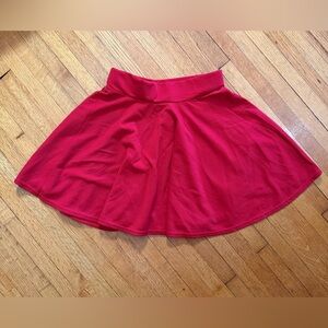 3/$15 Women's Red Skater Skirt